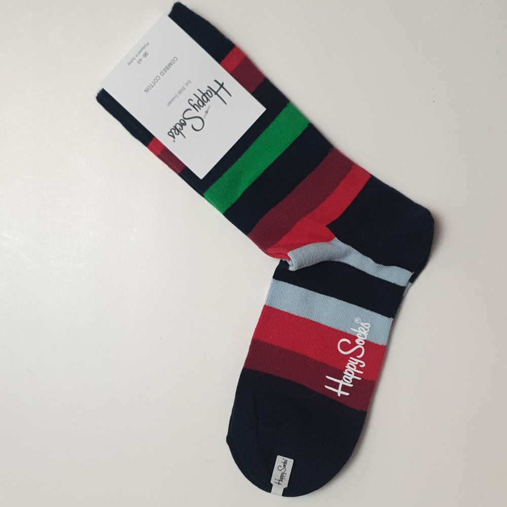 Happy Socks Women Socks EU 36-40, US 5.5 - 9.5 Brand New Combed Cotton #55